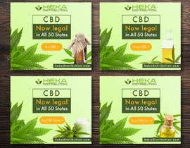#22 for CBD store needs 4 Banners 300x250 by MalakMedhat96