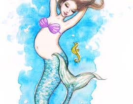 #24 for Pregnant Mermaid Pin Design by Miyurulakshan