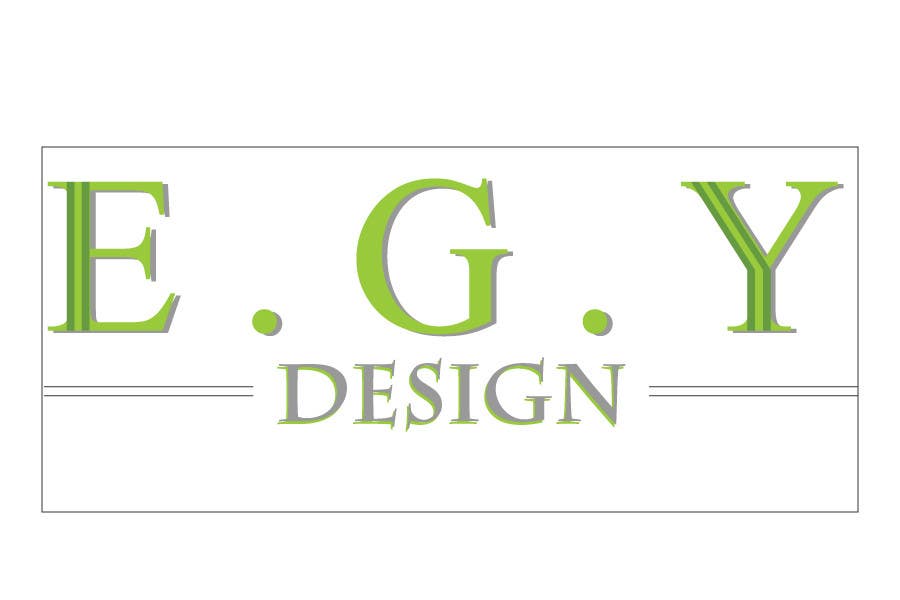 Kilpailutyö #351 kilpailussa                                                 Logo Design for E.G.Y. Design
                                            