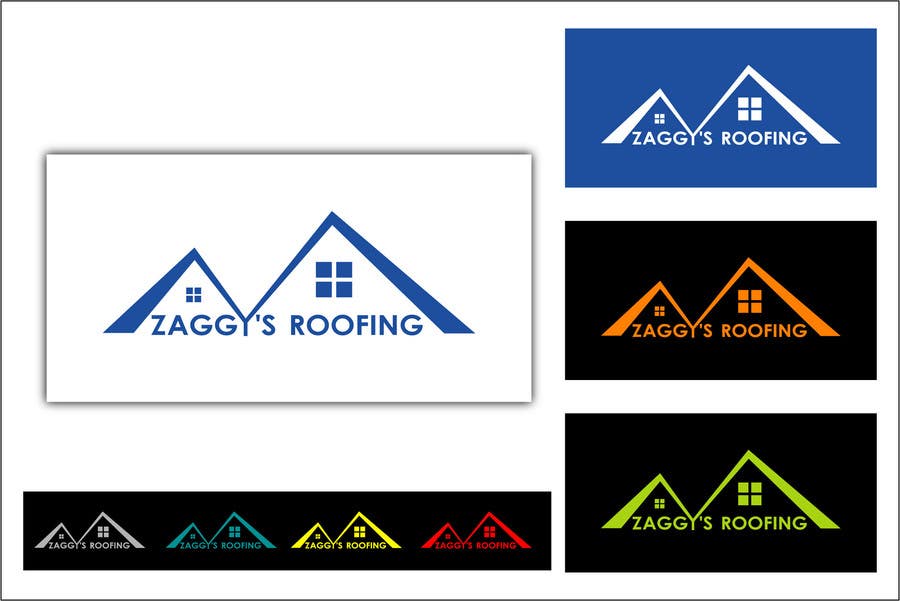 Penyertaan Peraduan #108 untuk                                                 Logo Design for Zaggy's Roofing
                                            
