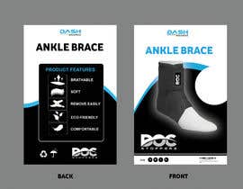 #10 for Product Packaging design for ankle brace bag 20cmX30CM by OHBLACKLENS