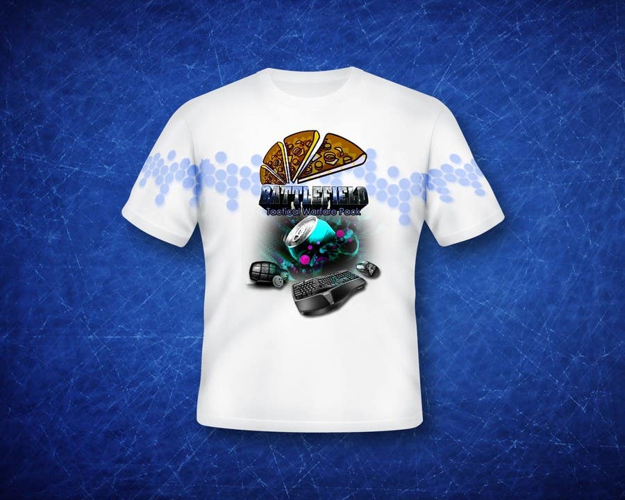 Contest Entry #17 for                                                 Battlefield Tactical Warfare Pack [Gaming] T-shirt Design
                                            