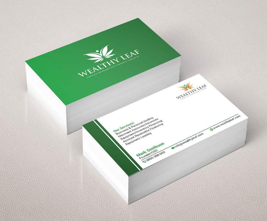 Contest Entry #275 for                                                 Wealthy Leaf needs business cards
                                            