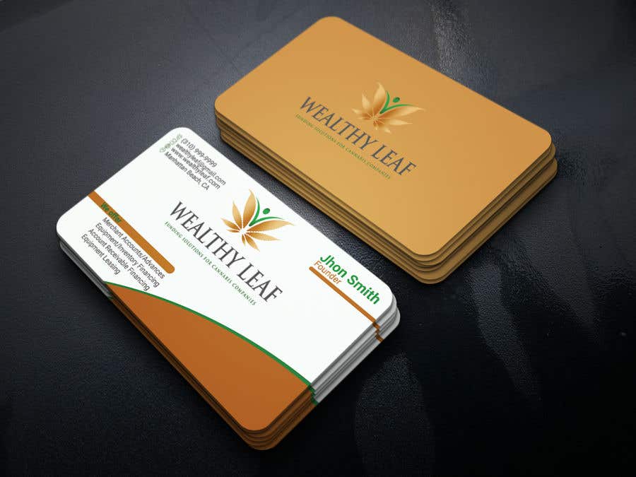 Contest Entry #197 for                                                 Wealthy Leaf needs business cards
                                            
