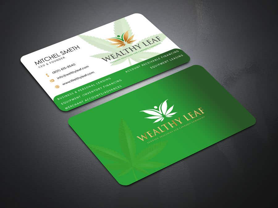 Contest Entry #226 for                                                 Wealthy Leaf needs business cards
                                            