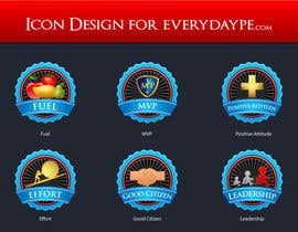 #11 untuk Icon or Button Design for www.everydaype.com oleh raikulung