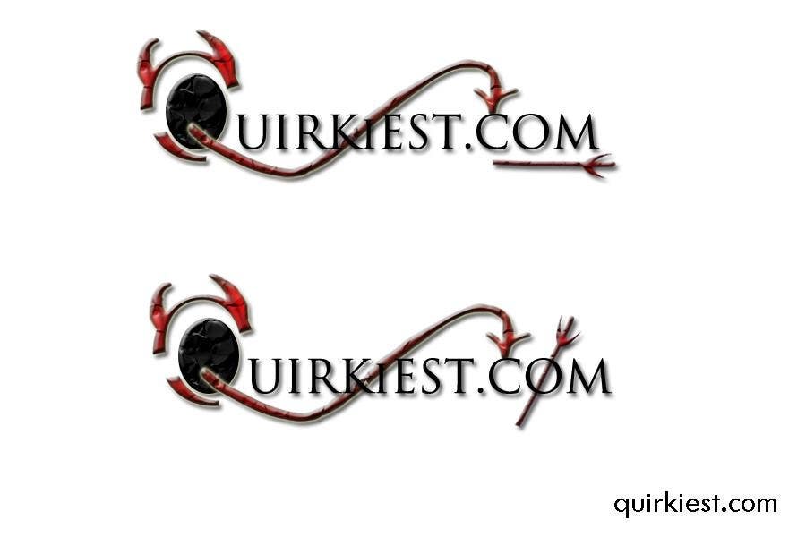 Kandidatura #111për                                                 Logo Design for www.quirkiest.com
                                            