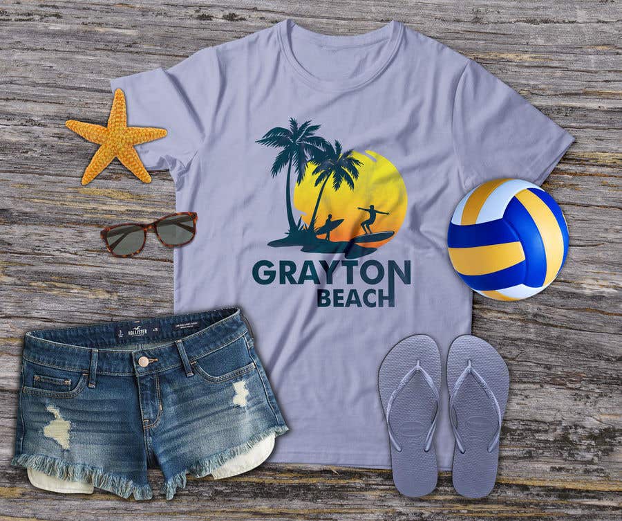 Contest Entry #74 for                                                 Create coastal/nautical/vintage souvenir beach t-shirt style design for use on t-shirt and logo for website
                                            