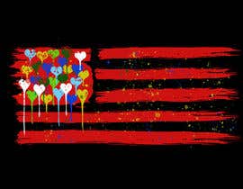 #227 για T-Shirt Design &quot;US Flag with Bleeding Hearts - Brushed Painted&quot; από rana1607