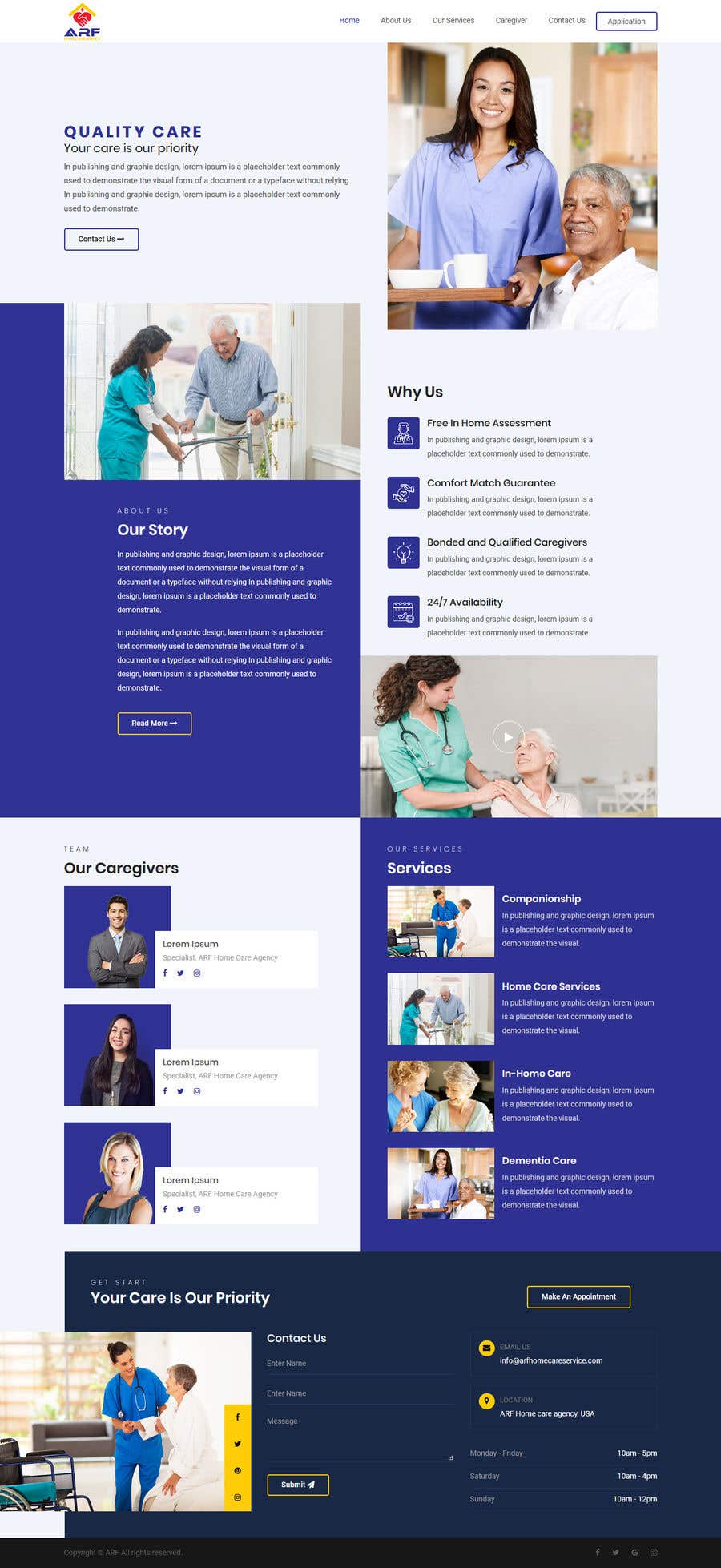 Contest Entry #61 for                                                 Need a website built for a Home Care Agency Business
                                            