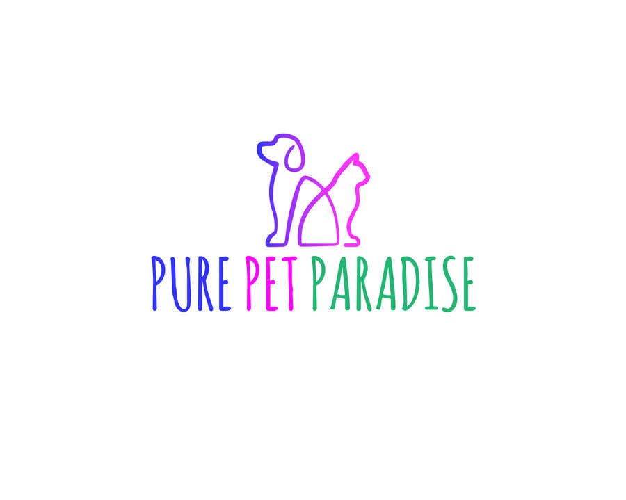 Penyertaan Peraduan #76 untuk                                                 A logo for Pure Pet Paradise - an online pet retail store
                                            