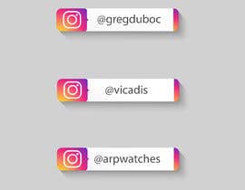 #46 for Name and Instagram Logo for Youtube Nametag by poranmia2222
