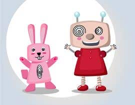 #32 pёr Create a cartoon character of Robot Girl with pet nga rivasfjl