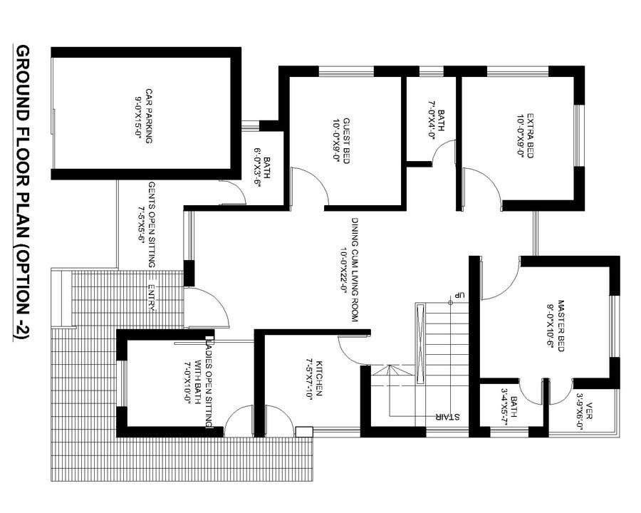 Contest Entry #63 for                                                 Need 2D Floor Plan for my home without elevation
                                            