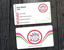 nº 26 pour Design some Business Cards for Baby&#039;s Brilliant par IvanaLim 