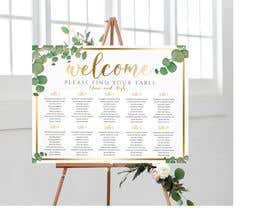 #1 untuk Wedding table seating chart &amp; Table Numbers oleh marianayepez