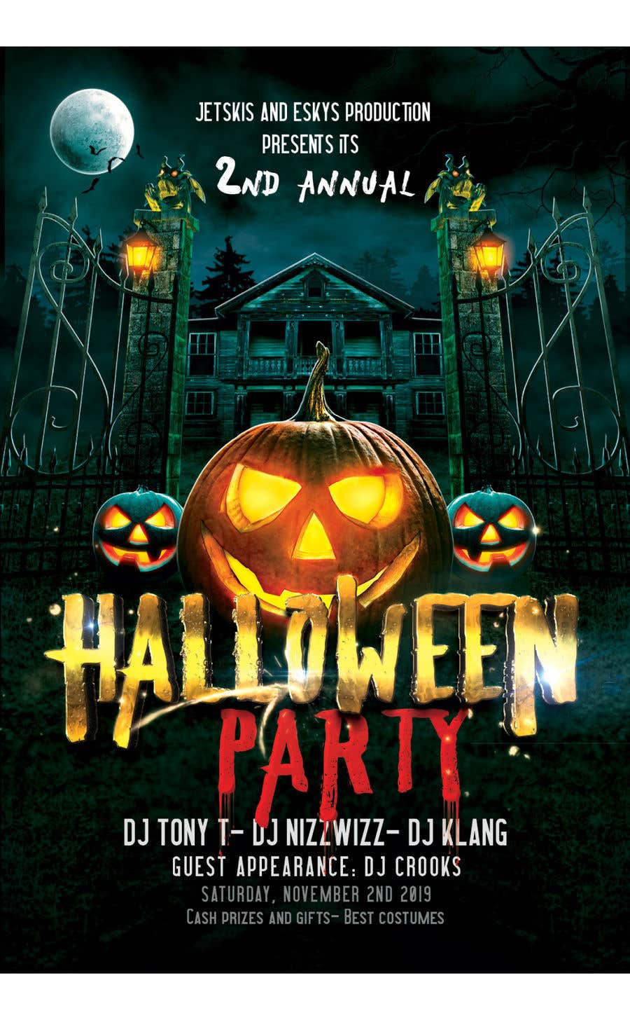 Penyertaan Peraduan #37 untuk                                                 Design me a flyer: Halloween Party
                                            