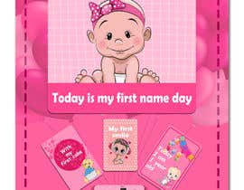 nº 44 pour Baby moments card design par ShariarDesigner 