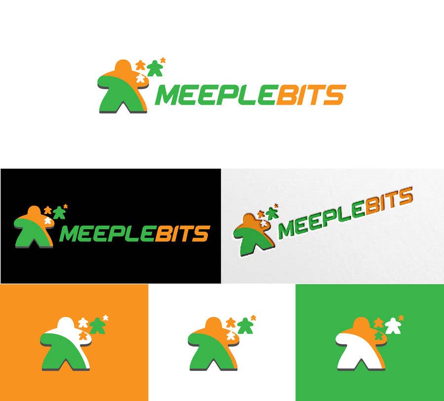 Participación en el concurso Nro.162 para                                                 Logo for MeepleBits
                                            