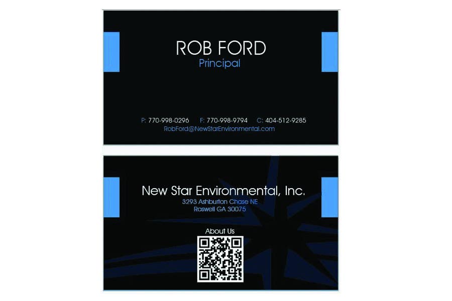 Penyertaan Peraduan #71 untuk                                                 Business Card Design for New Star Environmental
                                            