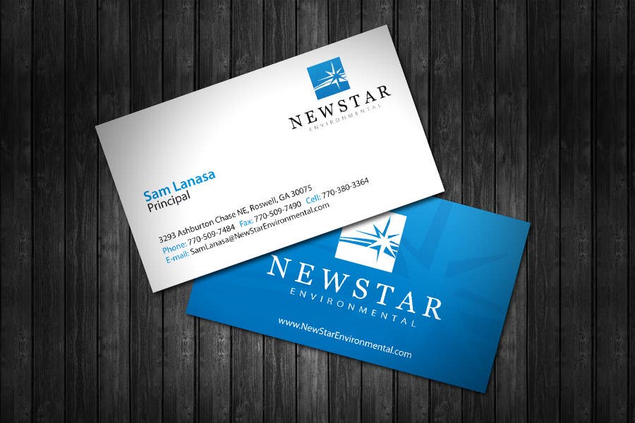 Contest Entry #16 for                                                 Business Card Design for New Star Environmental
                                            