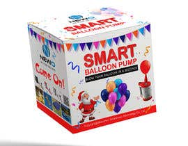 Nro 14 kilpailuun Design a package box for a electrical balloon pump käyttäjältä aamiraami62