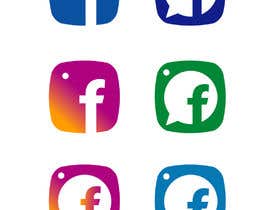 #2599 untuk Create a better version of Facebook&#039;s new logo oleh MahmudaBegum74
