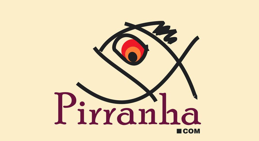 Kilpailutyö #38 kilpailussa                                                 Logo Design for Pirranha.com
                                            