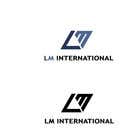 #7 untuk Logo design for LM International an aerospace defense woman owned company oleh saadibnmunir