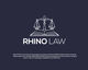 Imej kecil Penyertaan Peraduan #48 untuk                                                     Company Logo - Rhino Law
                                                