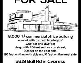 #8 para Create a Graphic Commercial Building Design for a  6&#039;x6&#039; or 8&#039;x8&#039; &quot;Fore Sale&quot; de littlenaka