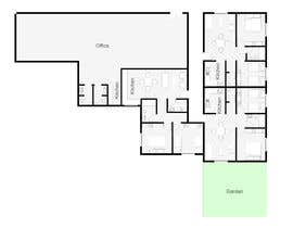 #10 para Floor plan for small mixed-use building de juliodamian