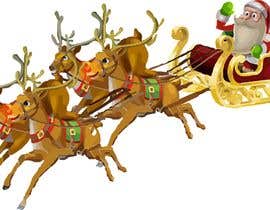 #21 za Semi realistic drawing needed | Drawing of santa with reindeer sleigh od mali51182