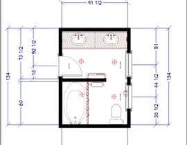 #10 per 2D &amp; 3D Bathroom Rendering Design In Color &amp; Floor Plan-3 Different Views da tanitarchitect