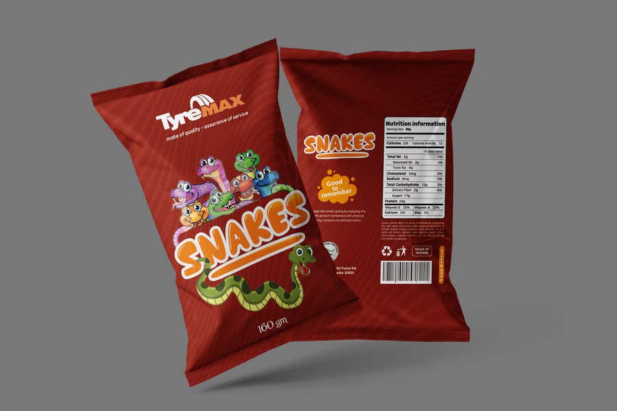 Entry #10 by ksithub for Lolly packet (snakes) | Freelancer