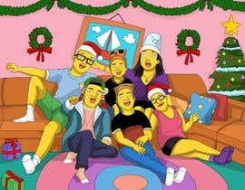 #19 для Turn my family into The Simpsons cartoon characters від starwings333