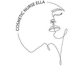 #26 for I need a fine line drawing of a female’s face inside a fine black circle. I want the words “Cosmetic Nurse Ella” in the upper left hand corner in a fine line font like in the example. af ALLSTARGRAPHICS