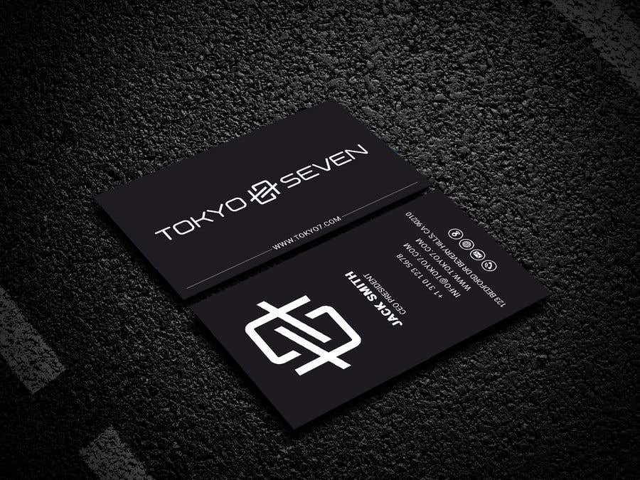 Intrarea #559 pentru concursul „                                                Modern business card design "TOKYO SEVEN"
                                            ”