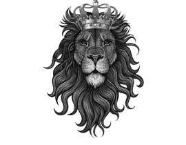 #93 pёr Illustration for men&#039;s T-shirt - Lion with Crown nga Alfridoo