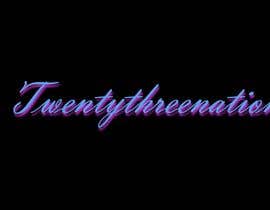#8 for I need ‘Twentythreenation ‘ in these colours I just posted to give yous a idea the logo in black in white is mine but I need it in the aqua blue with pink outlining by kinzamuzzammil