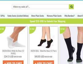 #39 for Photo Shop Sock images on to models for ecomerce website by ezo2016