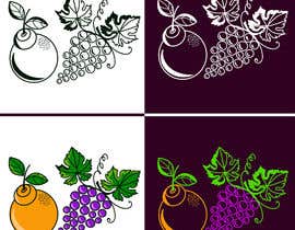 #63 for draw Hanrabong and Grape in vector illutration by movena