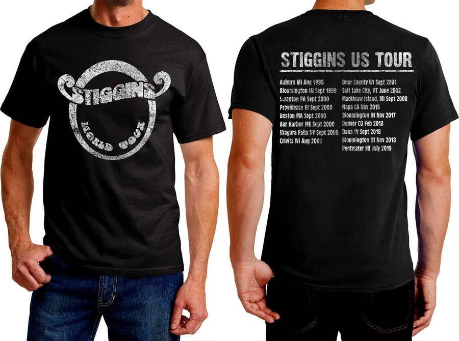 Konkurrenceindlæg #11 for                                                 Stiggins World Tour tee Shirt design
                                            
