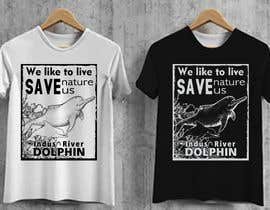 Nro 46 kilpailuun Graphic Design for Endangered Species - Indus River Dolphin käyttäjältä varuniveerakkody