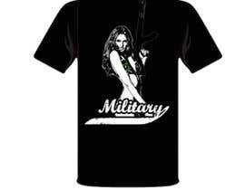 Nro 16 kilpailuun T-shirt Design for Military Apparel. käyttäjältä r34ztune