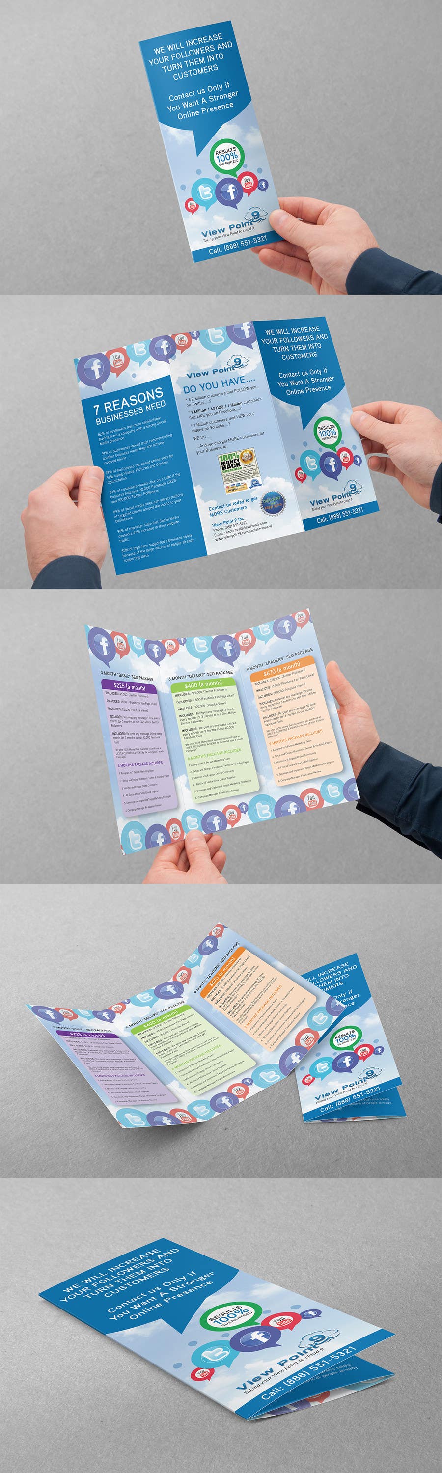 
                                                                                                                        Proposition n°                                            18
                                         du concours                                             Tri-Fold Brochure Design for Social Media Marketing Sevices
                                        