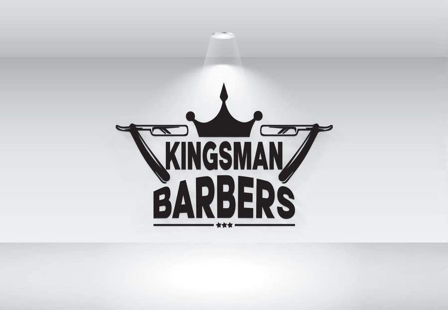 Contest Entry #152 for                                                 design me a cool but simple barber shop logo- (Kingsman Barbers) black & white only!
                                            
