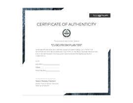 #10 สำหรับ Design a Certificate of Authenticity โดย jayantika18