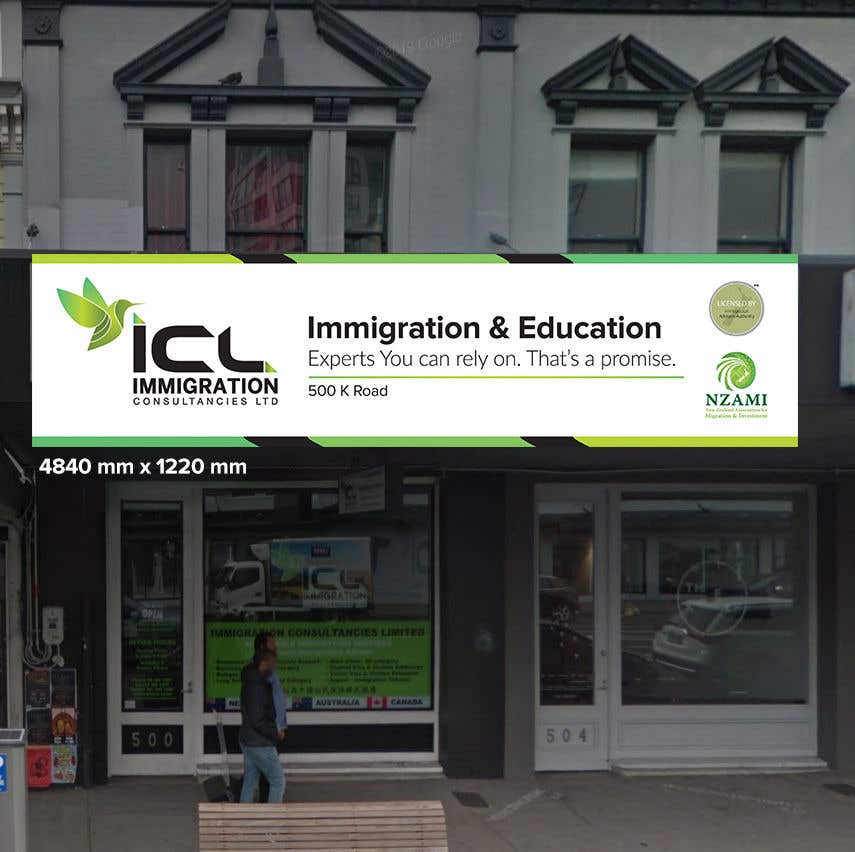 Proposta in Concorso #32 per                                                 Design a Signboard for our Immigration Business
                                            