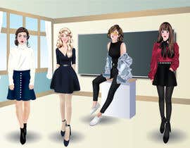#120 for Draw a doll in modern glam or teenager clothes by sarahjamal2929